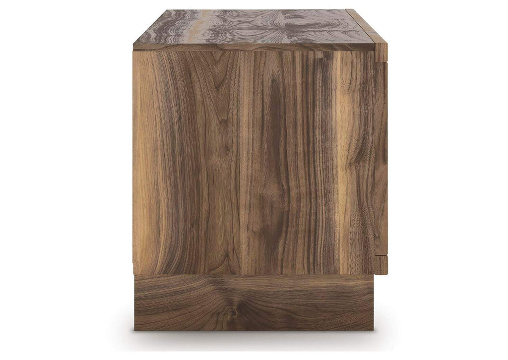 Zadilyn 72" TV Stand with Electric Fireplace side view