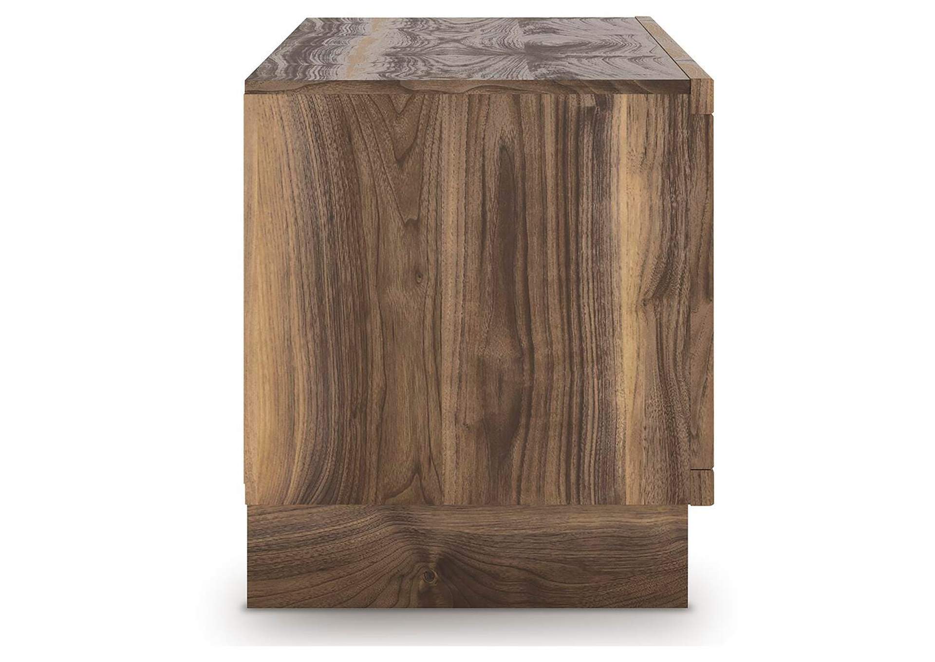 Zadilyn 72" TV Stand with Electric Fireplace side view