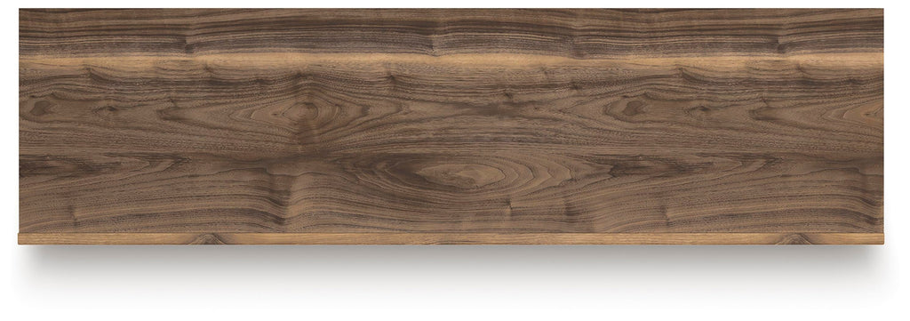 Zadilyn 72" TV Stand in Brown, top view
