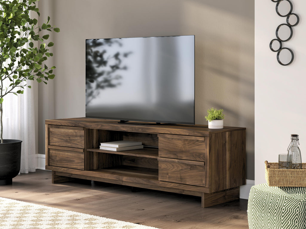 Zadilyn 72" TV Stand in Brown, alternate view 3