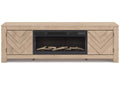 Cayboni 71" TV Stand with Electric Fireplace