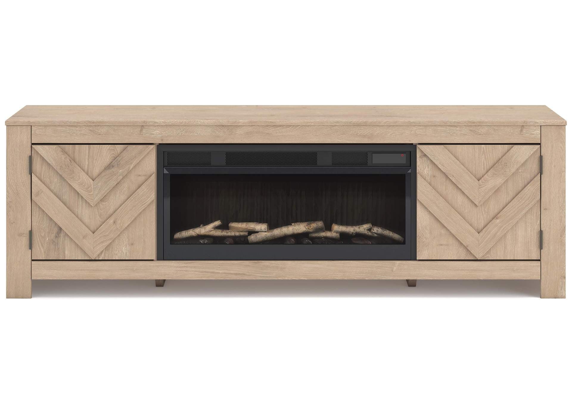 Cayboni 71" TV Stand with Electric Fireplace