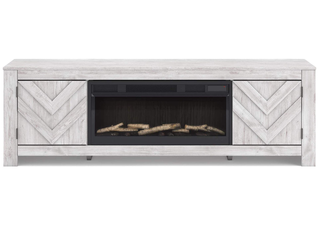 Cayboni 71" TV Stand with Electric Fireplace