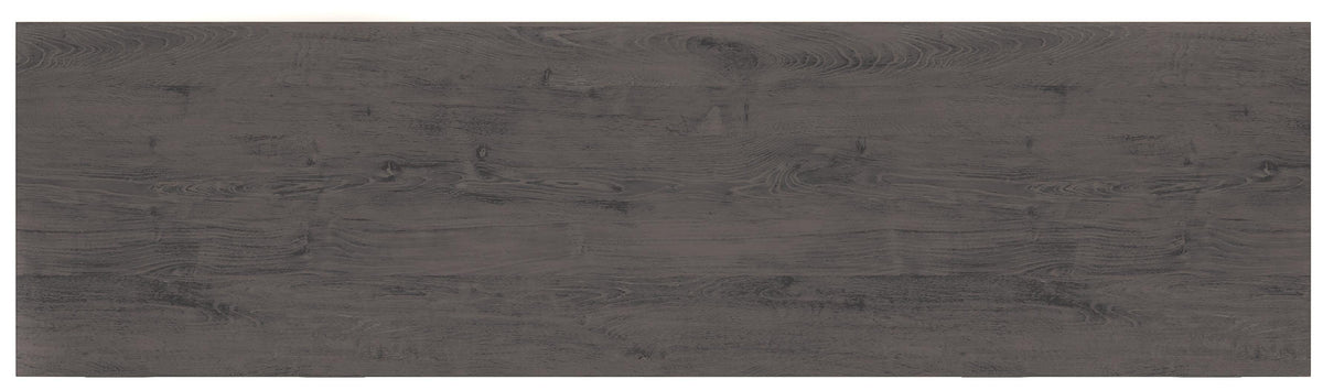 Cayboni 71" TV Stand in Black, top view