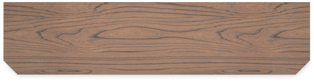 Landocken 83" TV Stand in Brown/Blue, top view