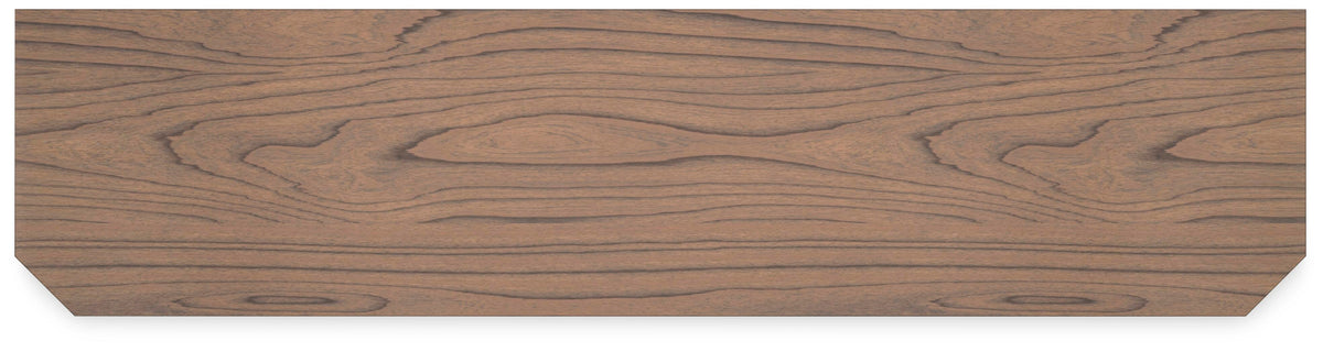 Landocken 83" TV Stand in Brown/Blue, top view