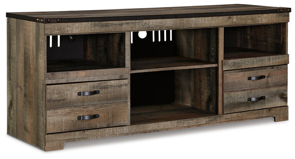 Trinell 63" TV Stand in Brown, alternate view 2