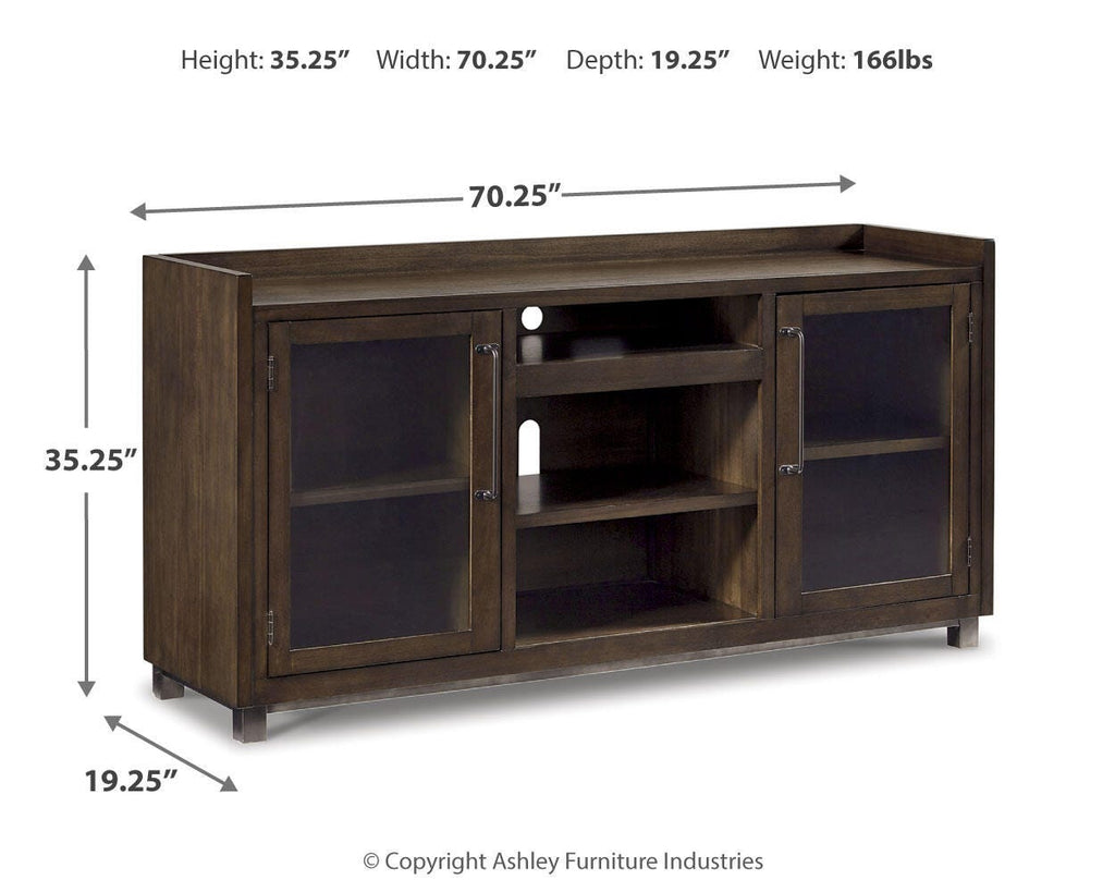 Starmore 70" TV Stand in Brown, alternate view 5