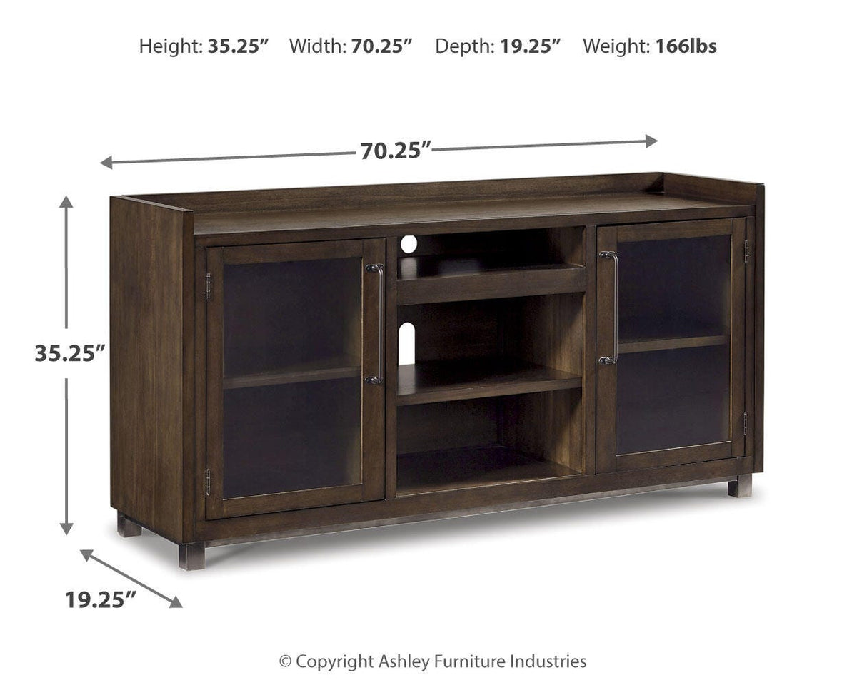 Starmore 70" TV Stand in Brown, alternate view 5