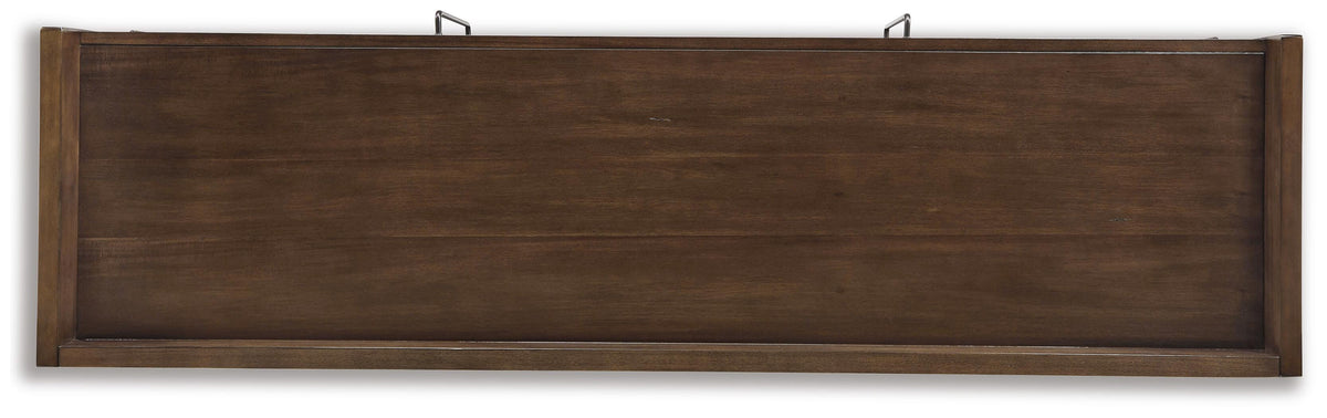 Starmore 70" TV Stand in Brown, top view