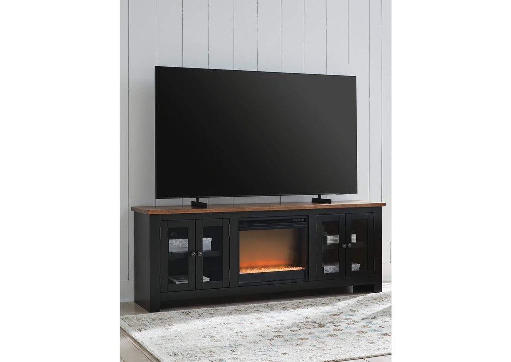 Wildenauer 76" TV Stand with Electric Fireplace