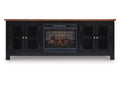 Wildenauer 76" TV Stand with Electric Fireplace