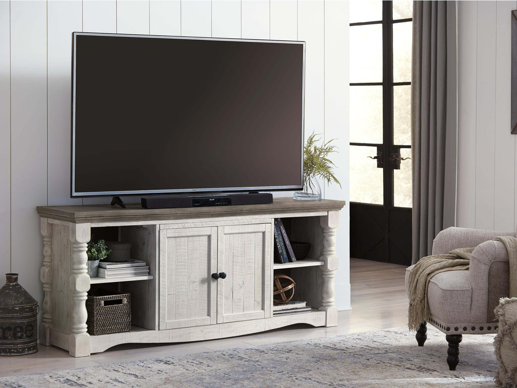 Havalance 67" TV Stand in Two-tone, lifestyle view