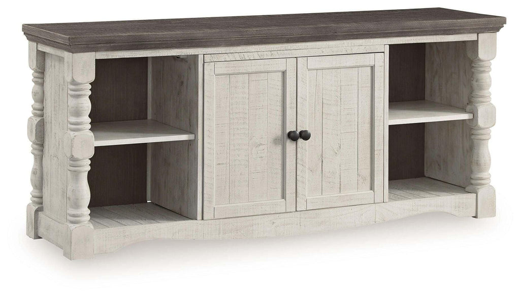 Havalance 67" TV Stand in Two-tone, closed view
