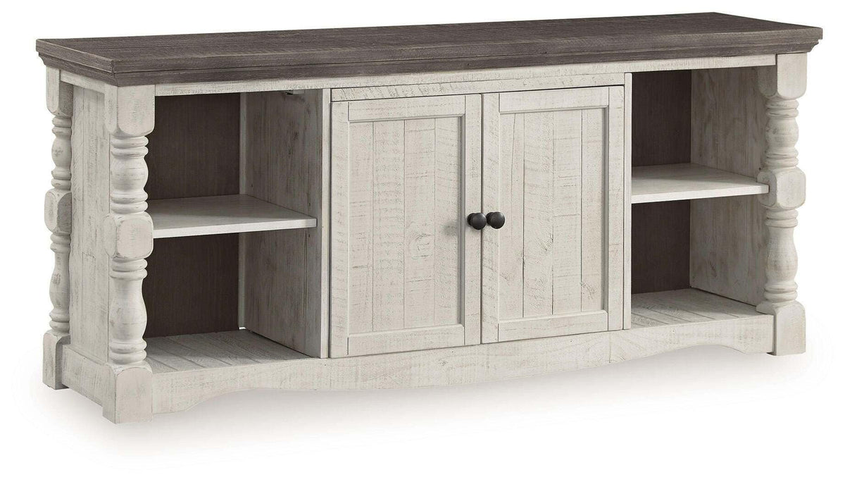 Havalance 67" TV Stand in Two-tone, closed view