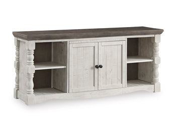 Havalance 67" TV Stand in Two-tone, closed view