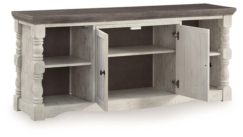 Havalance 67" TV Stand in Two-tone, open view