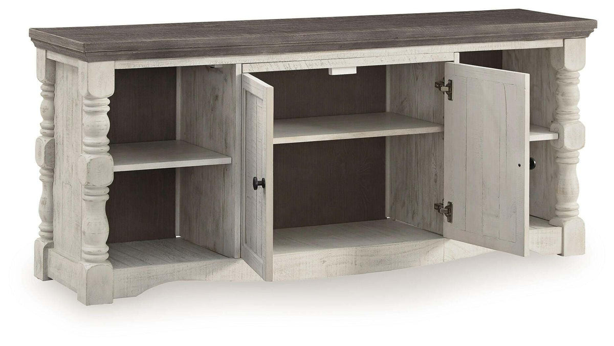 Havalance 67" TV Stand in Two-tone, open view