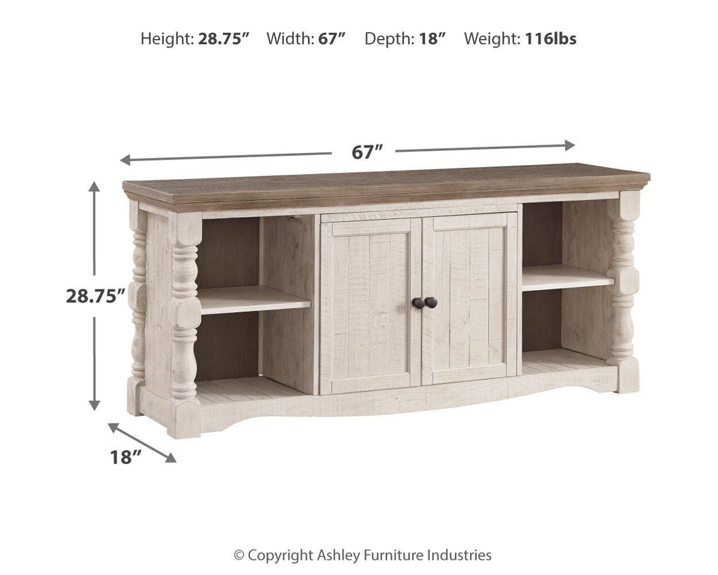Havalance 67" TV Stand in Two-tone, alternate view 5