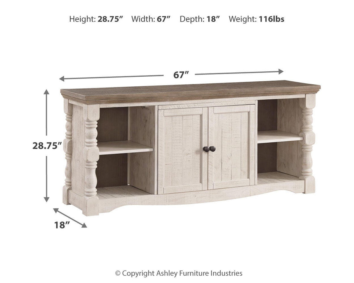 Havalance 67" TV Stand in Two-tone, alternate view 5