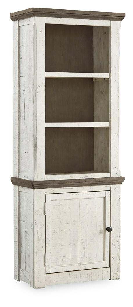 Havalance Left Pier Cabinet in Two-tone, closed view