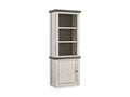 Havalance Left Pier Cabinet in Two-tone, closed view