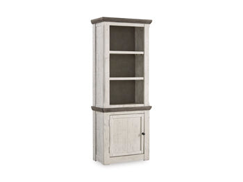 Havalance Left Pier Cabinet in Two-tone, closed view