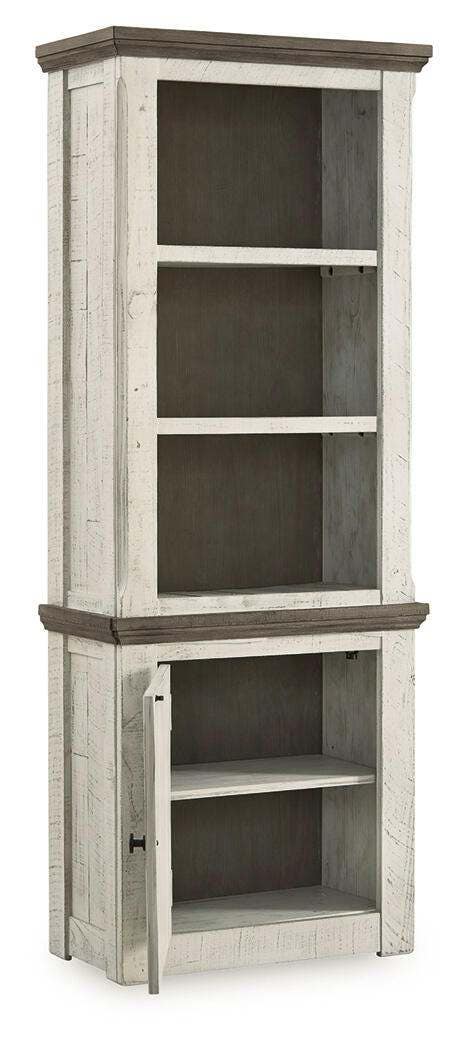 Havalance Left Pier Cabinet in Two-tone, open view