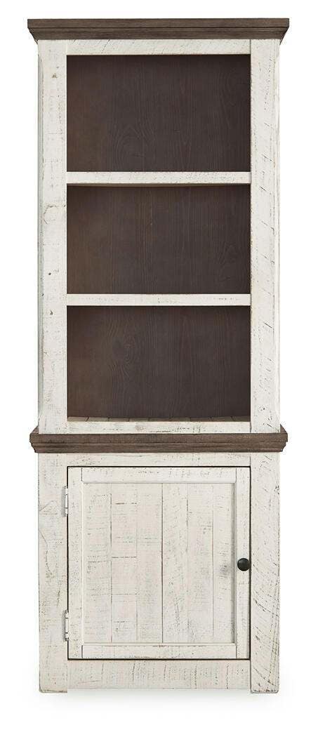 Havalance Left Pier Cabinet in Two-tone, front view