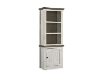 Havalance Right Pier Cabinet in Two-tone, closed view
