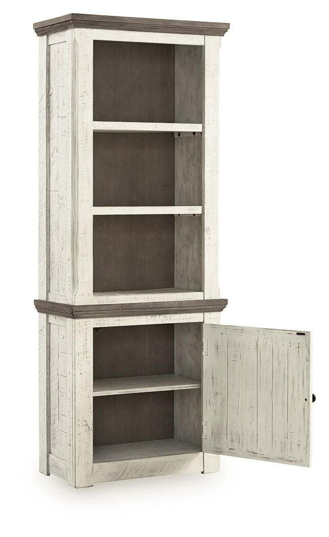 Havalance Right Pier Cabinet in Two-tone, open view