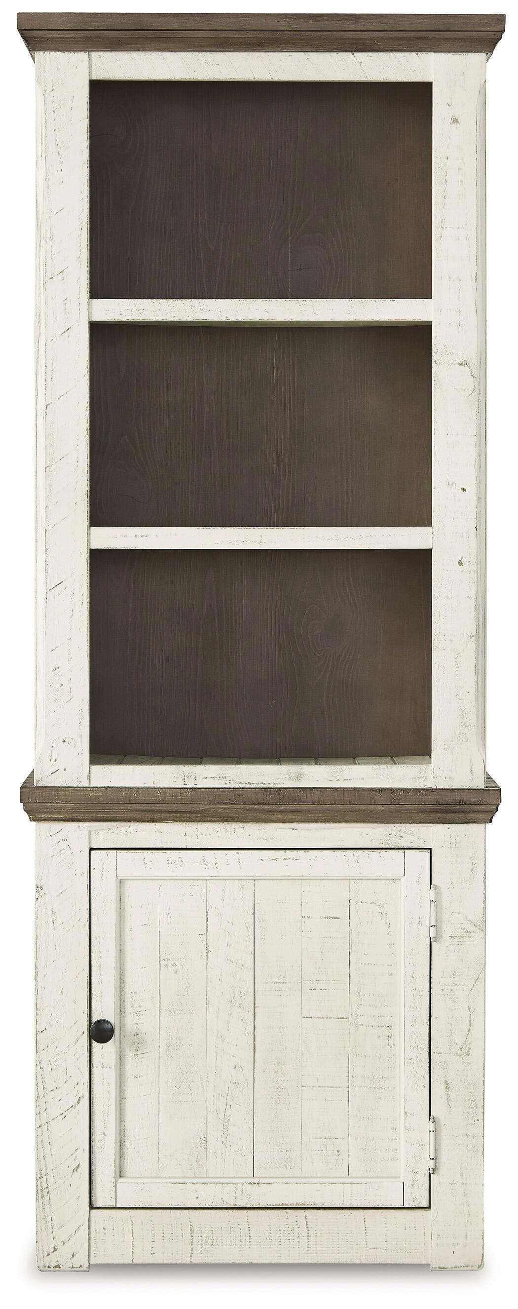 Havalance Right Pier Cabinet in Two-tone, front view