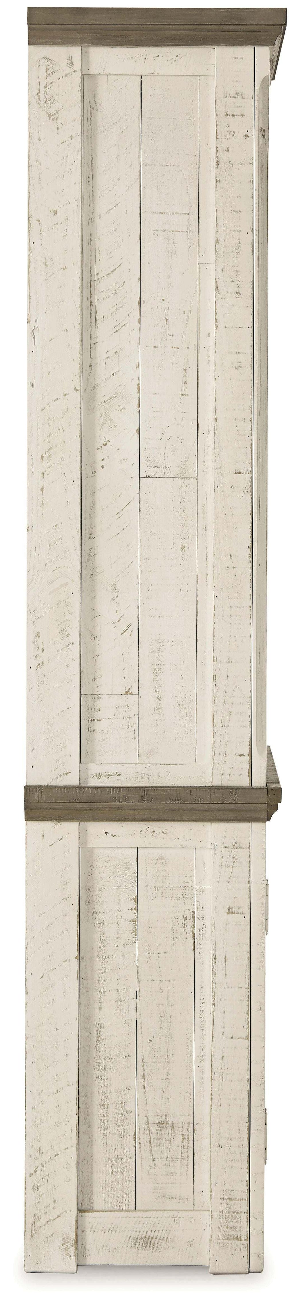 Havalance Right Pier Cabinet in Two-tone, side view