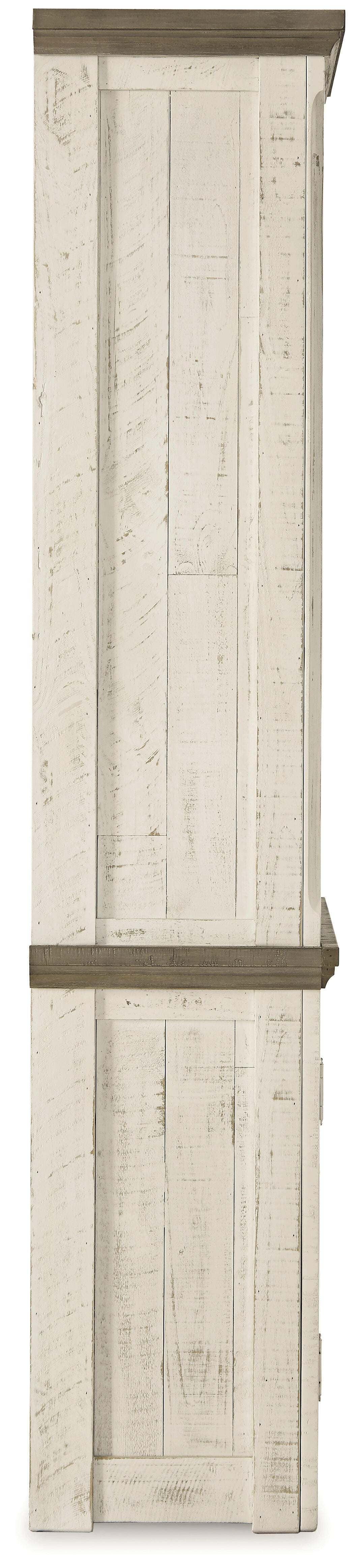 Havalance Right Pier Cabinet in Two-tone, side view