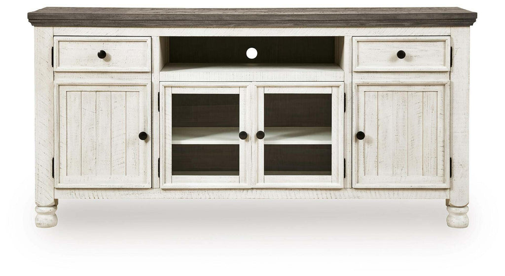 Havalance TV Stand in Two-tone, front view