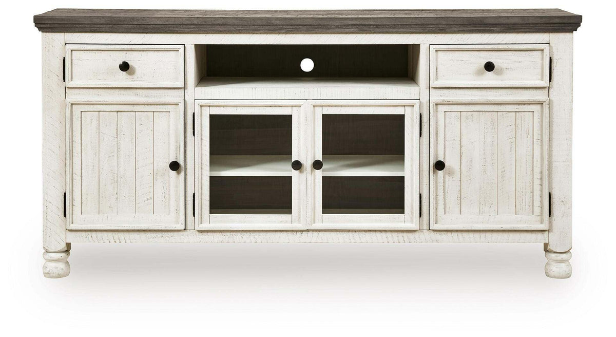 Havalance TV Stand in Two-tone, front view