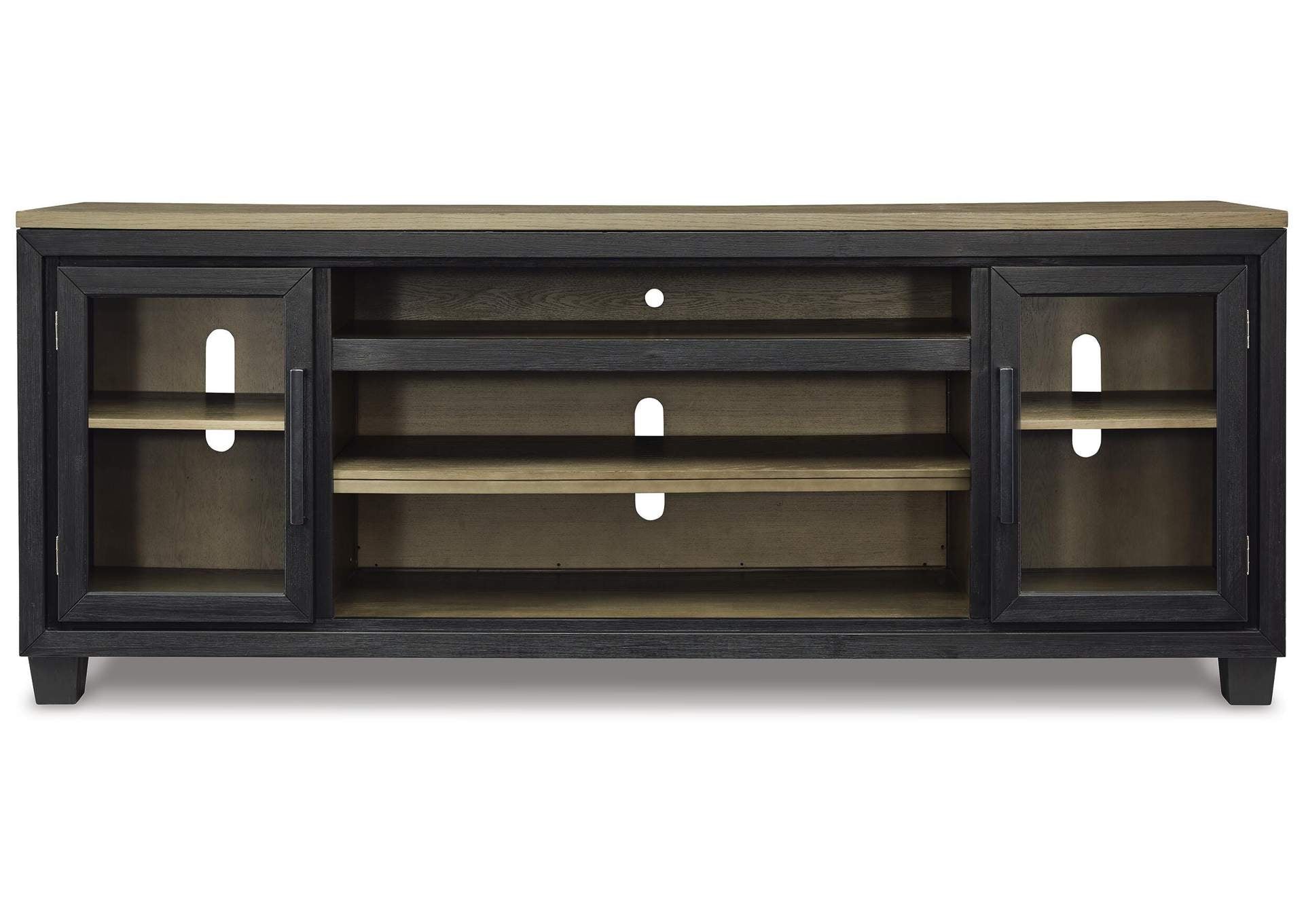 Foyland 83" TV Stand with Electric Fireplace