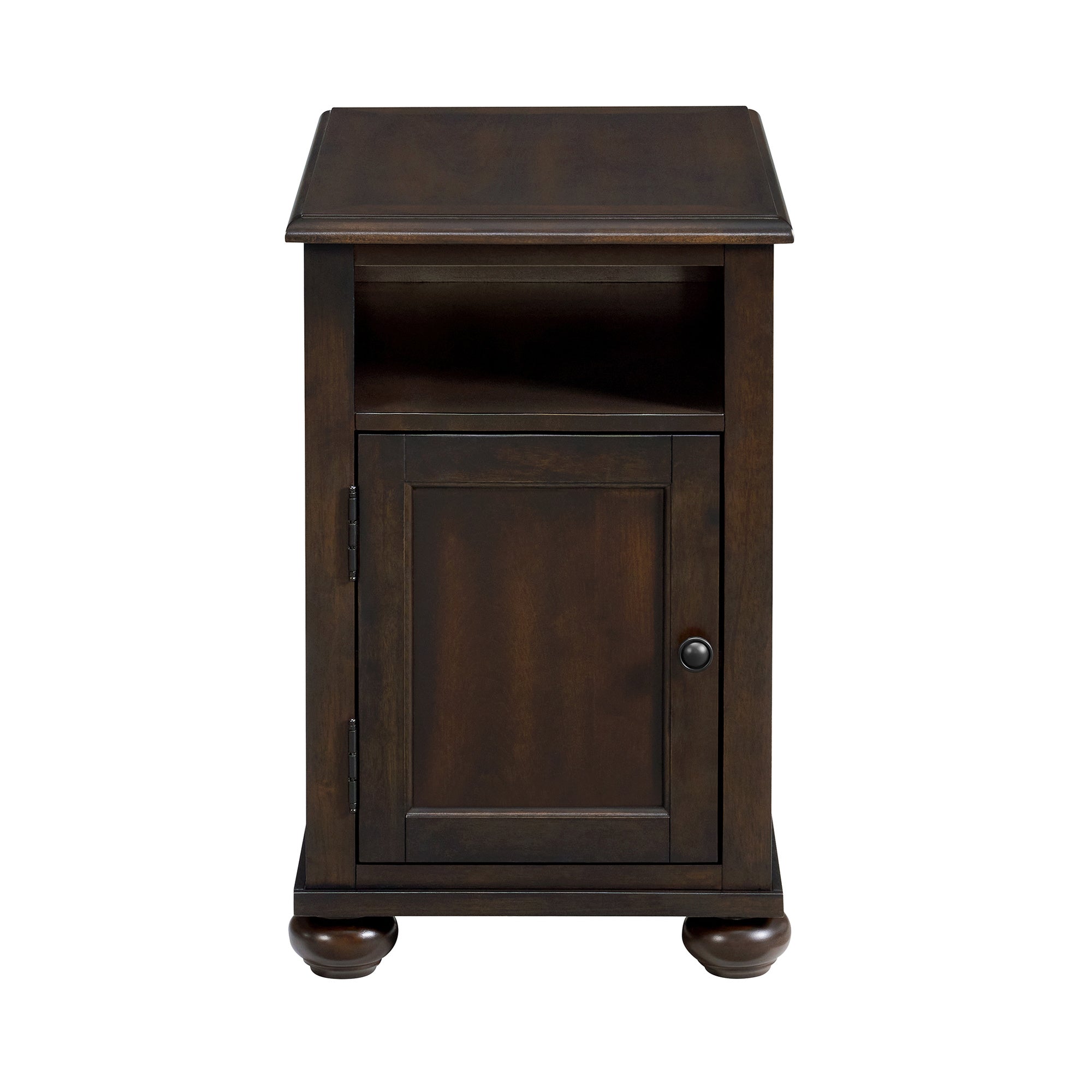 Wagner Chairside Table With Usb In Cherry