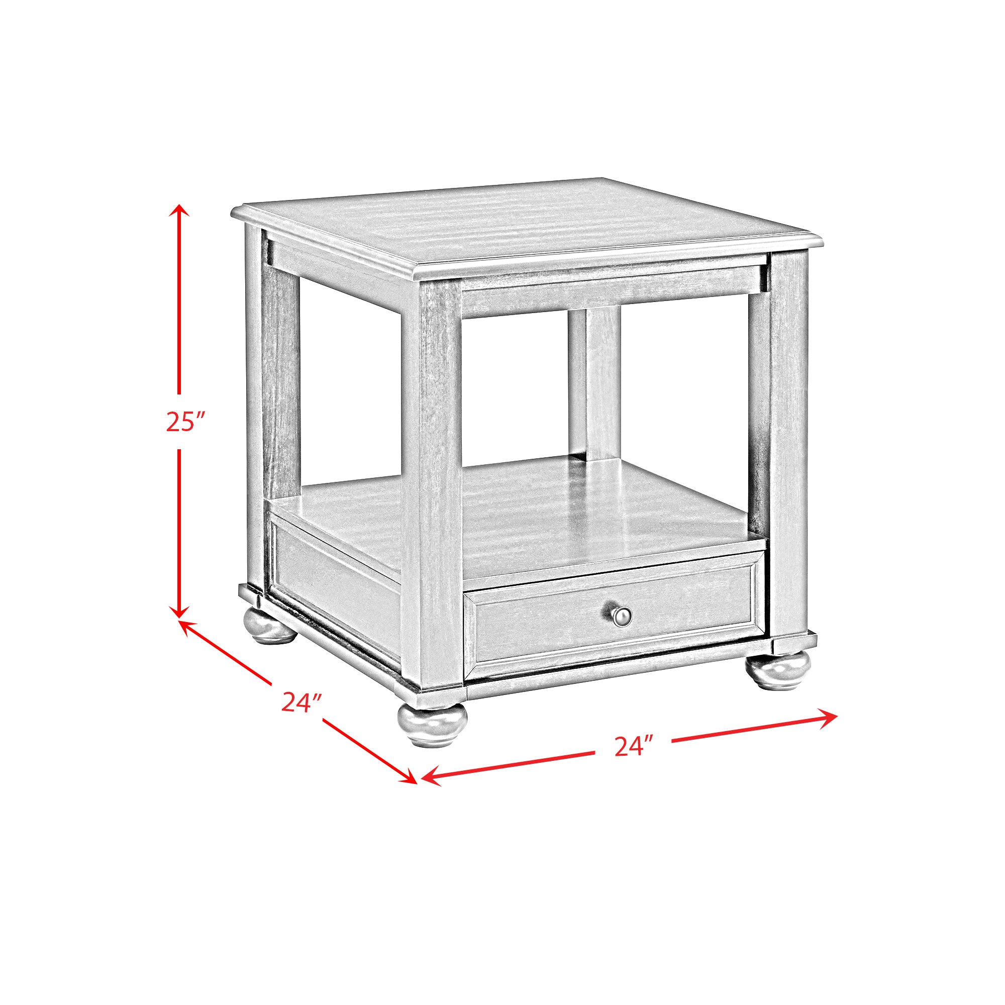 Wagner End Table In Cherry