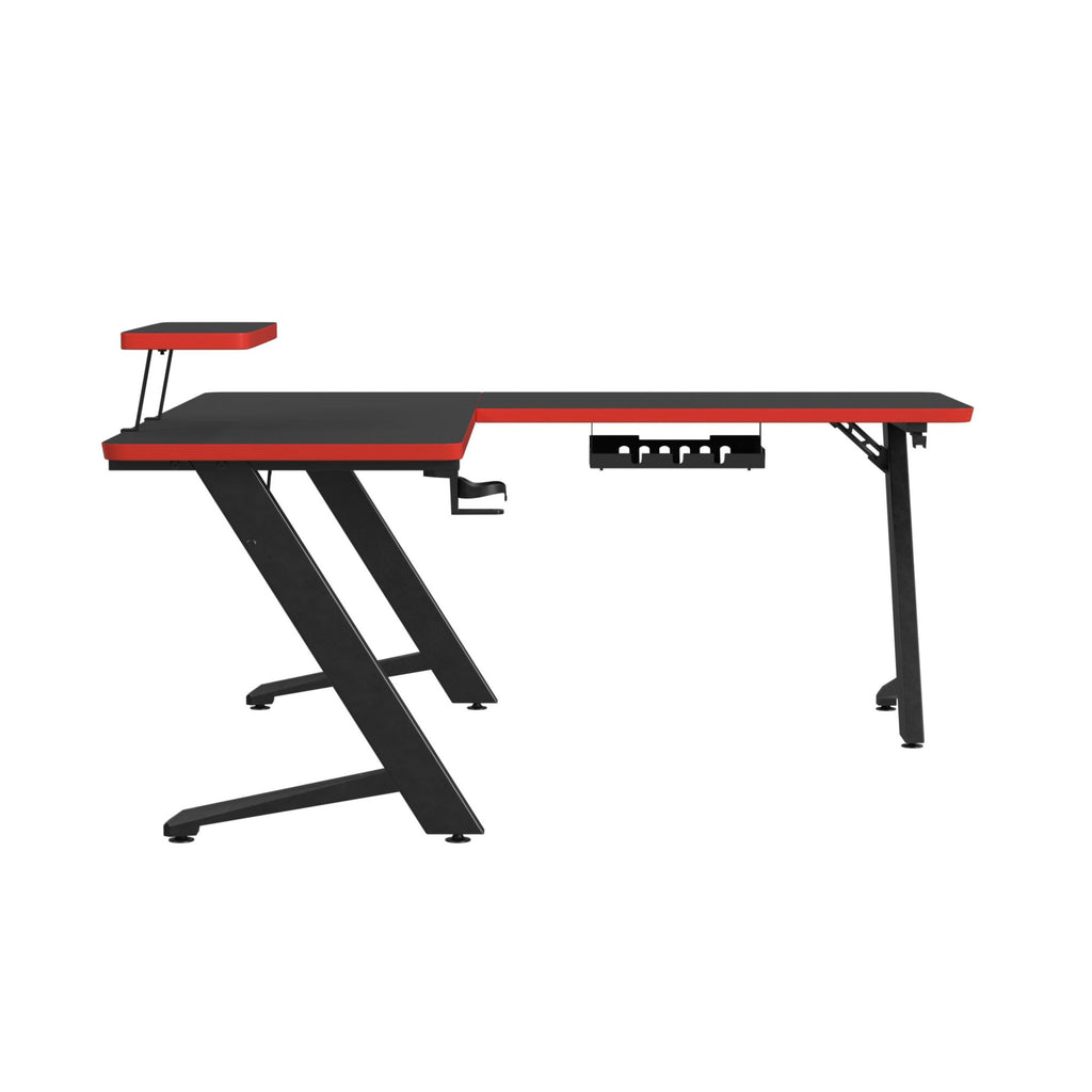 Waterside L Shape Desk In Black