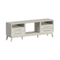 Westland 71" Tv Console Without Fireplace Insert In Almond