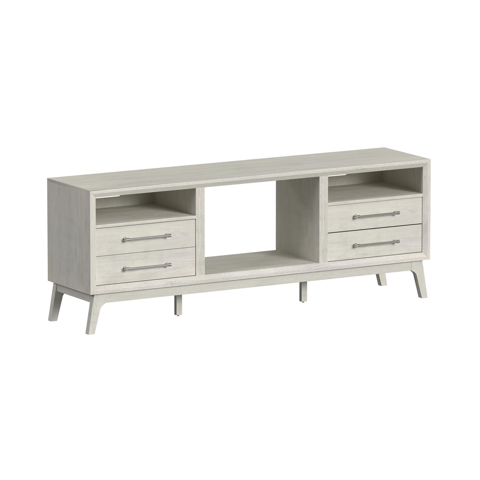 Westland 71" Tv Console Without Fireplace Insert In Almond