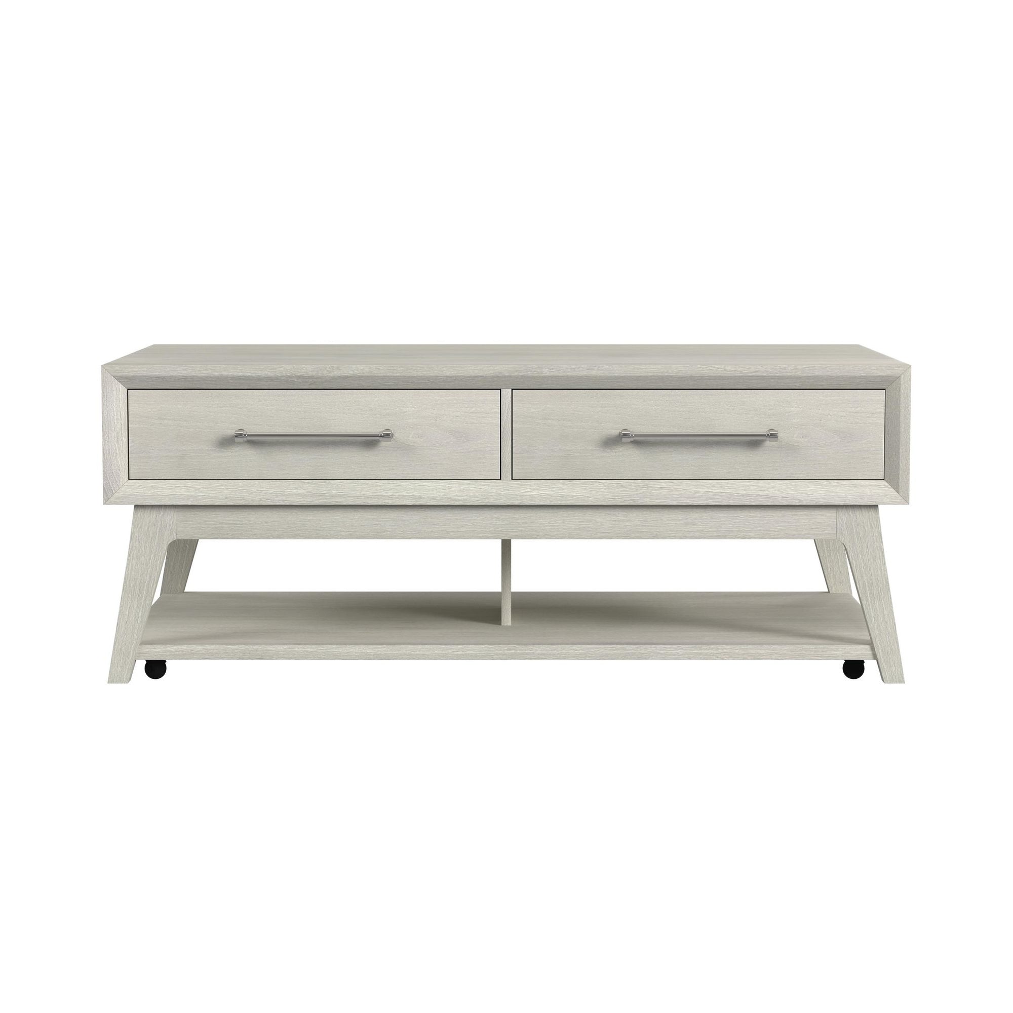 Westland Coffee Table With Casters In Almond