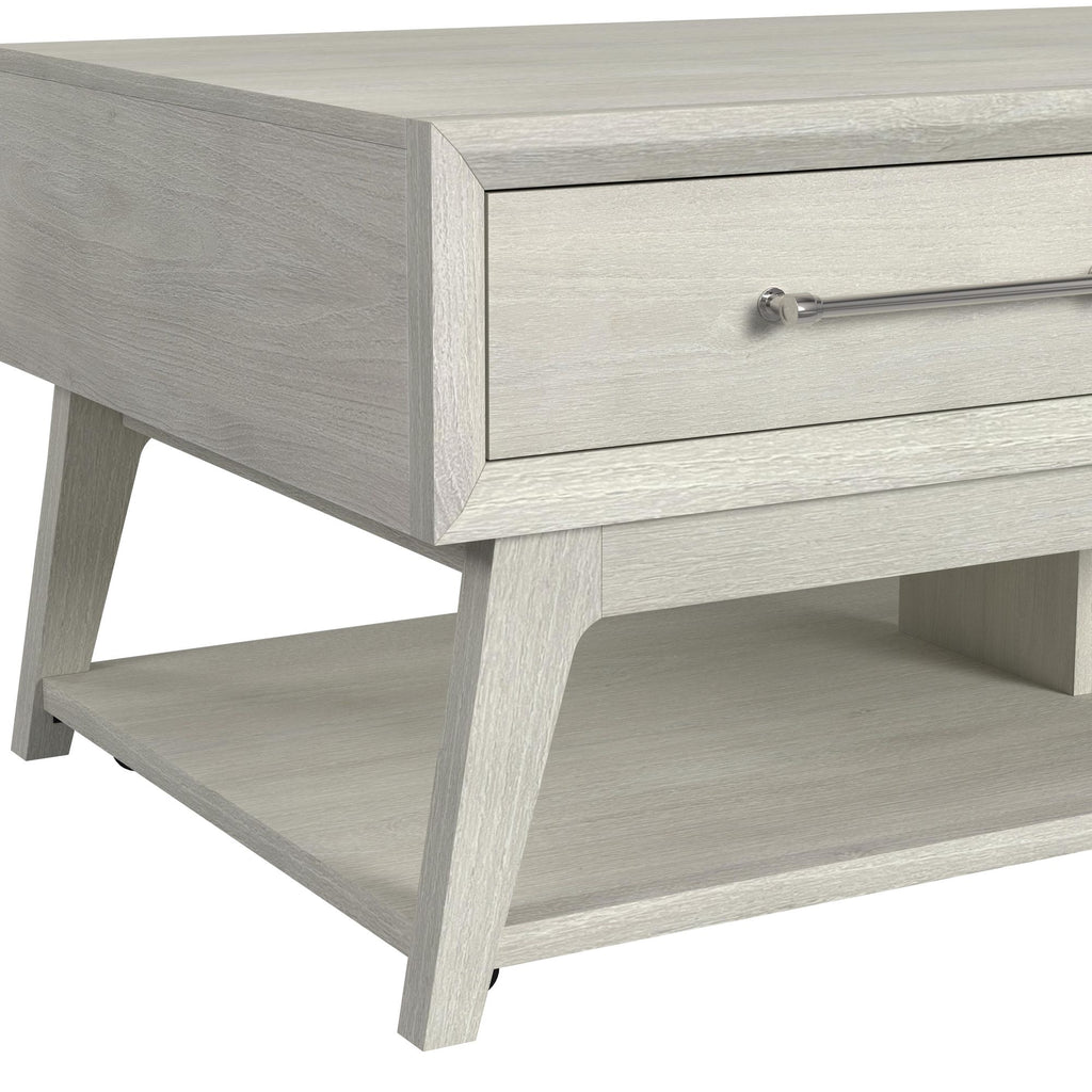 Westland Coffee Table With Casters In Almond