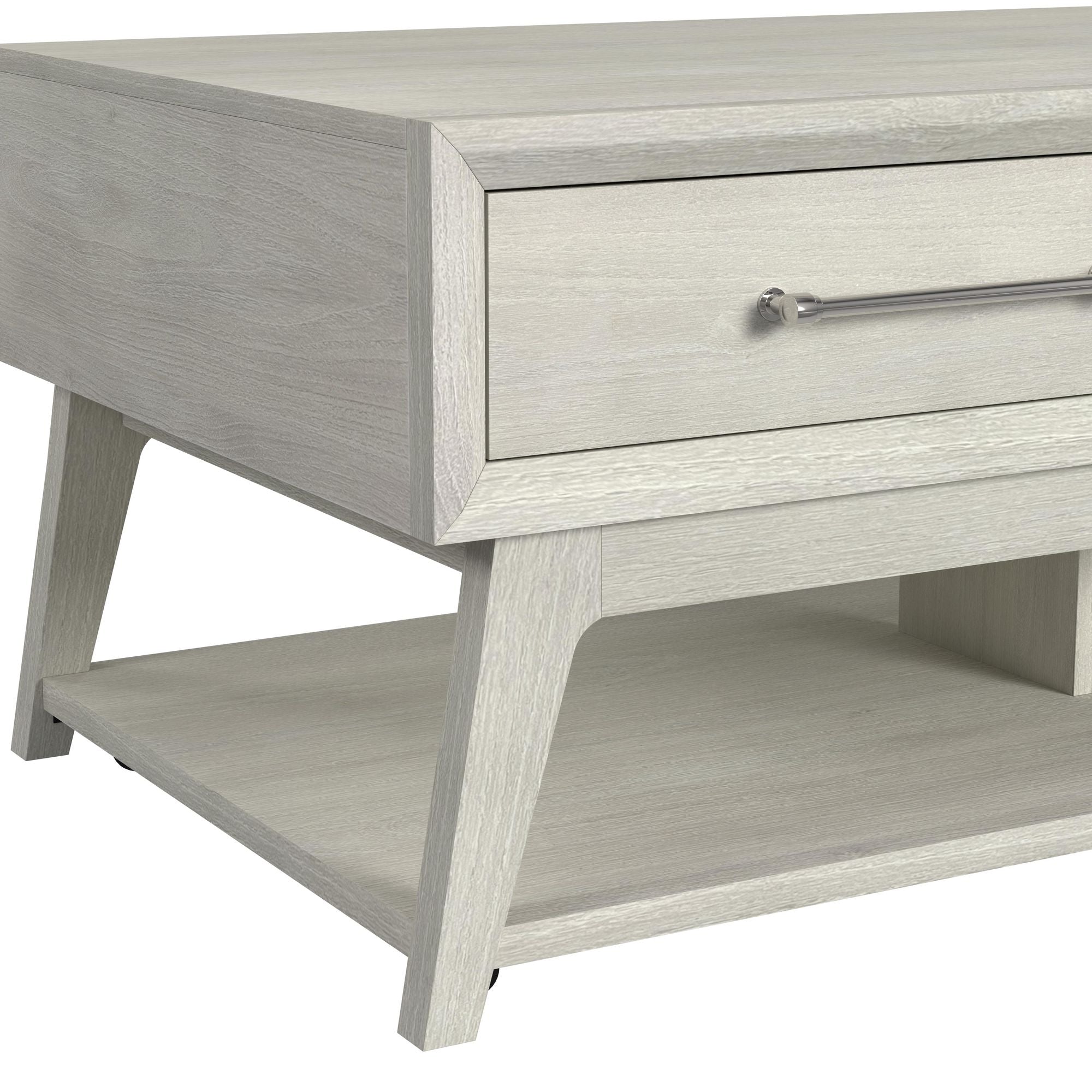 Westland Coffee Table With Casters In Almond