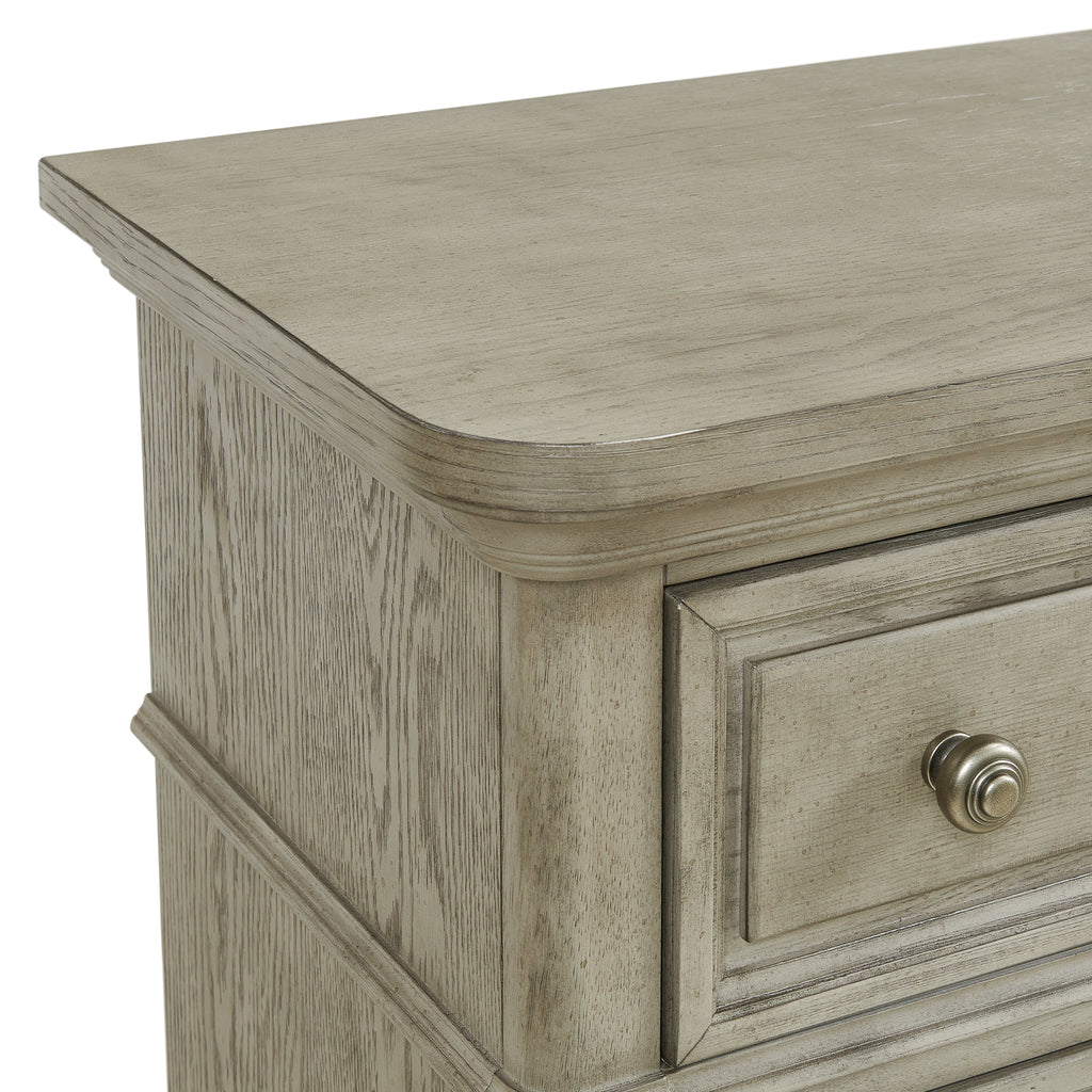 Whit-Ash 6-Drawer Dresser In Light Grey