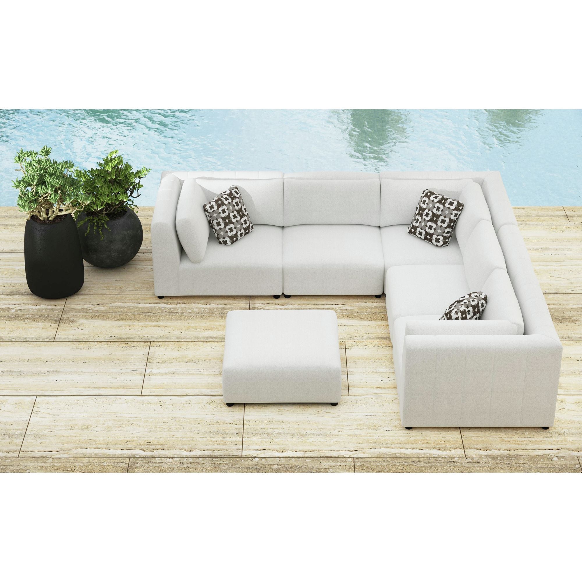 Zandara Modular Corner - Olefin Beige