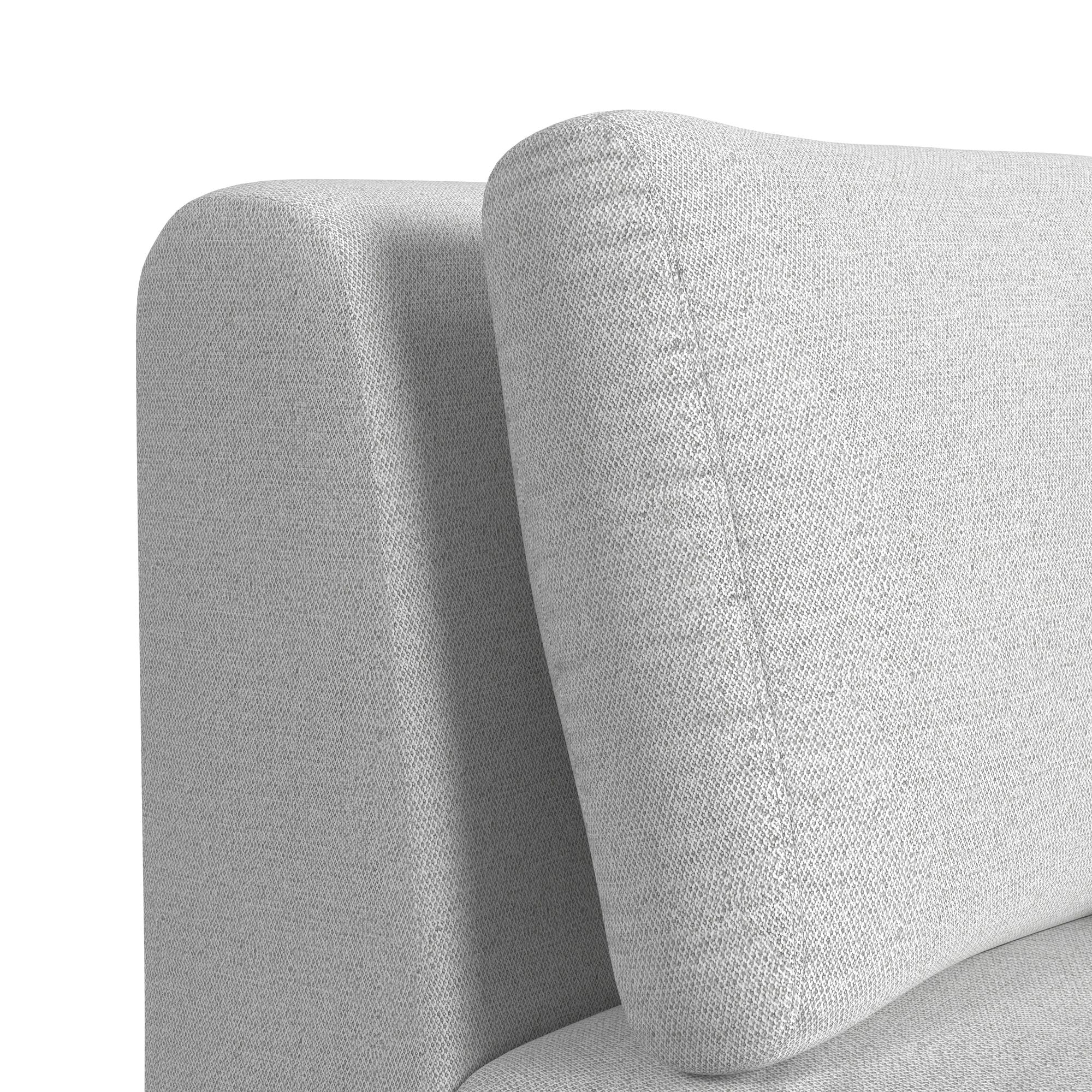 Zandara Modular Armless Chair - Olefin Beige