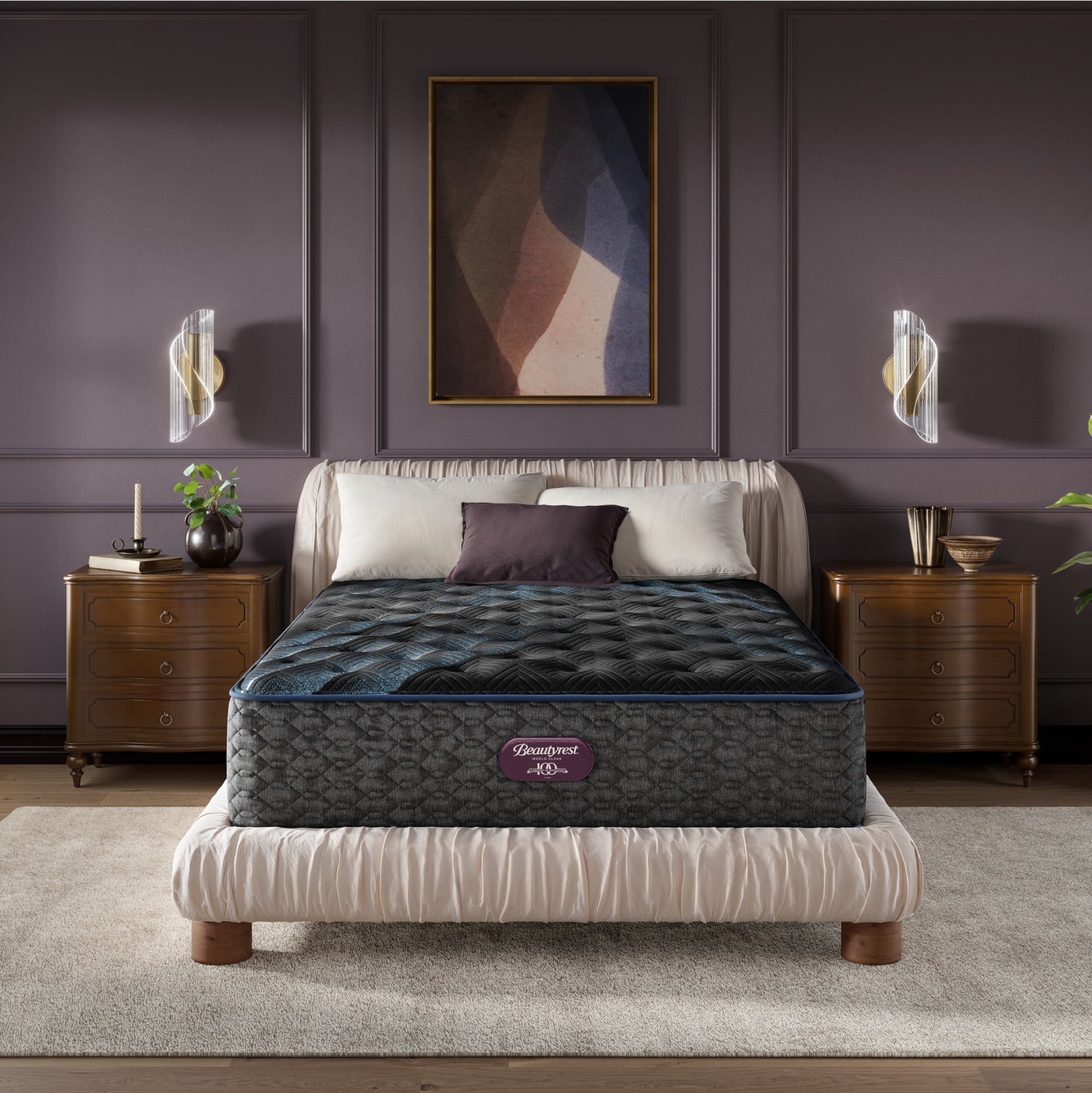 Beautyrest World Class Level Four Plush Mattress - California King