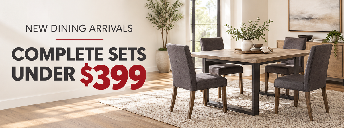 New dining arrivals: complete sets under $399